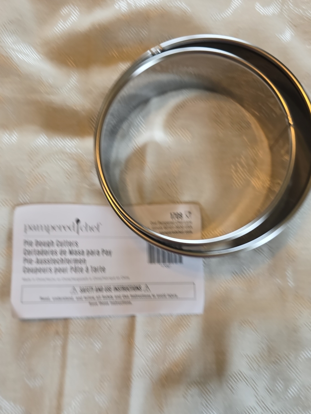 Stainless Steel Pie Dough Cutters - Pampered Chef - Silver